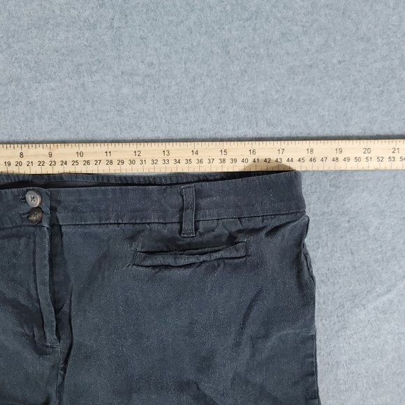 J Jill Linen Stretch Pants Womens Size 16 Gray - Picture 6 of 8